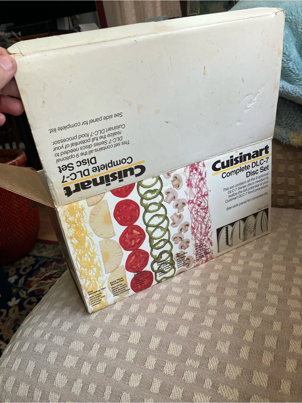 Cuisinart Stainless Steel 9 Disc Blade Set DLC-7 Several never used!